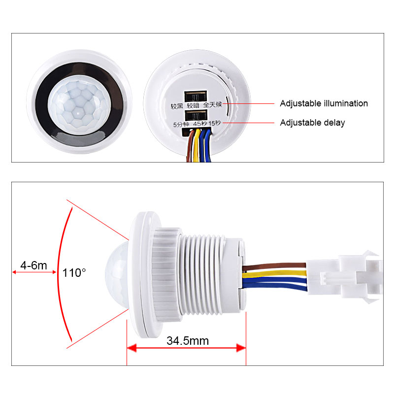 Human Body Sensor Detector LED - Ldr Light Sensor incelemesi ve fiyatı