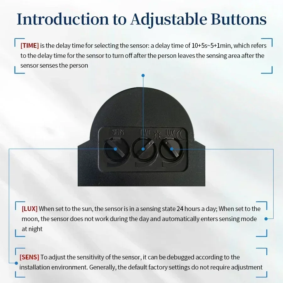 100-240V 12V PIR Motion Sensor - Ldr Light Sensor incelemesi ve fiyatı