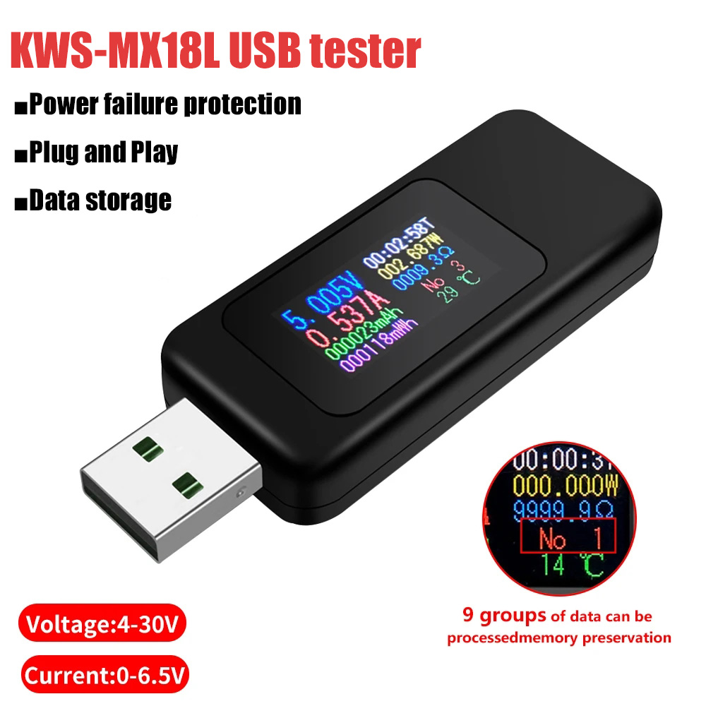 10 in 1 USB Tester DC Digital  - Logic Analyzer Usb incelemesi ve fiyatı