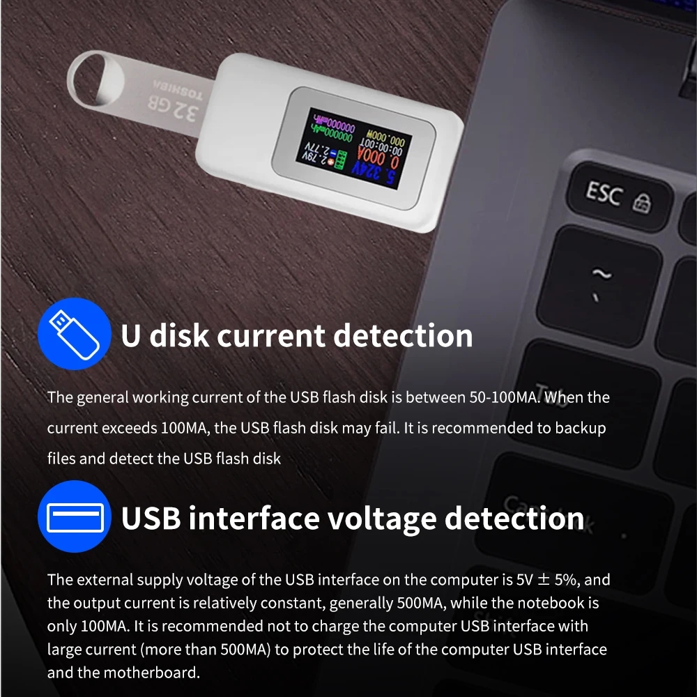 10 in 1 USB Tester DC Digital  - Logic Analyzer Usb incelemesi ve fiyatı