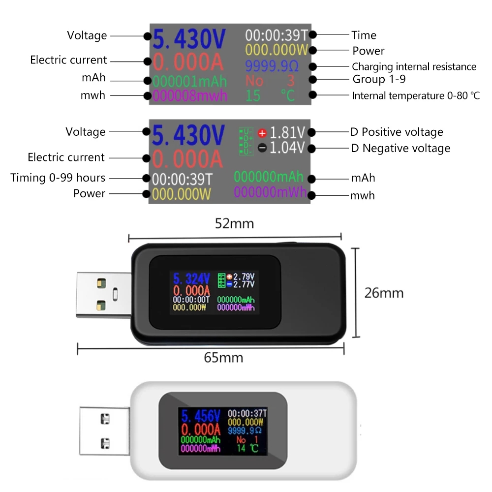 10 in 1 USB Tester DC Digital  - Logic Analyzer Usb incelemesi ve fiyatı
