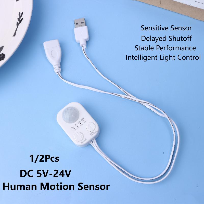 1Pcs DC 5V-24V USB PIR Human M - Ldr Light Sensor incelemesi ve fiyatı