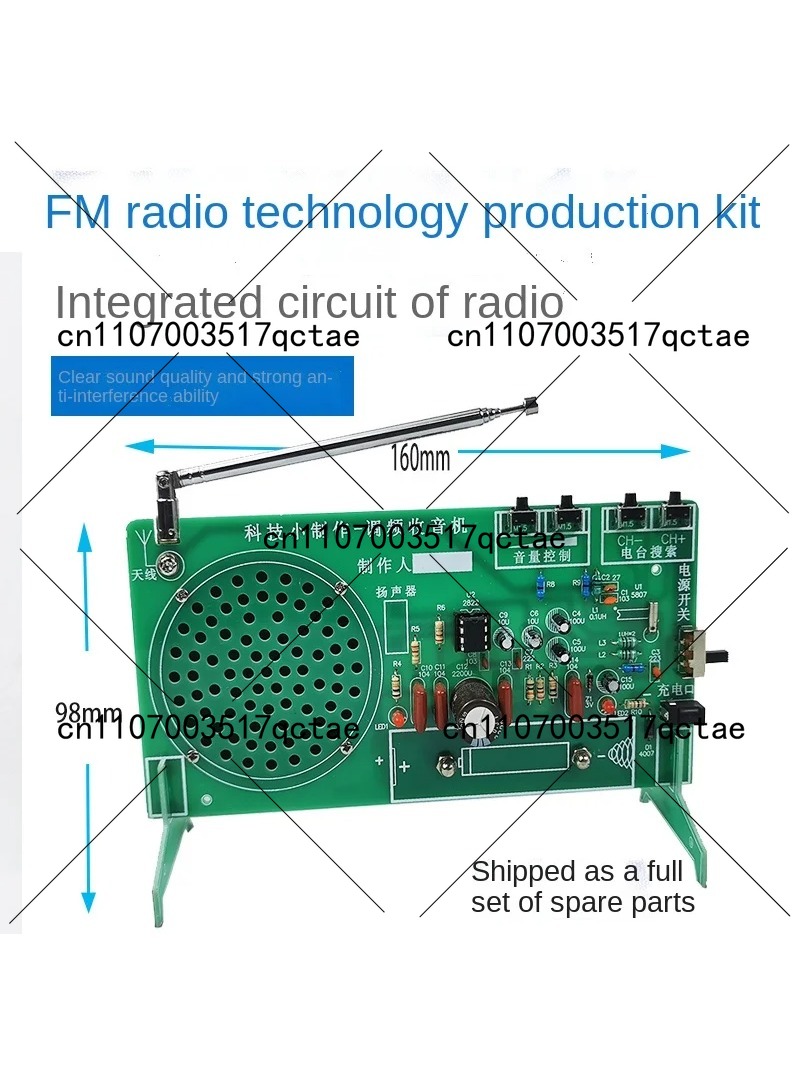 Radio Kit FM FM FM electronic  - Diy Electronic Components incelemesi ve fiyatı