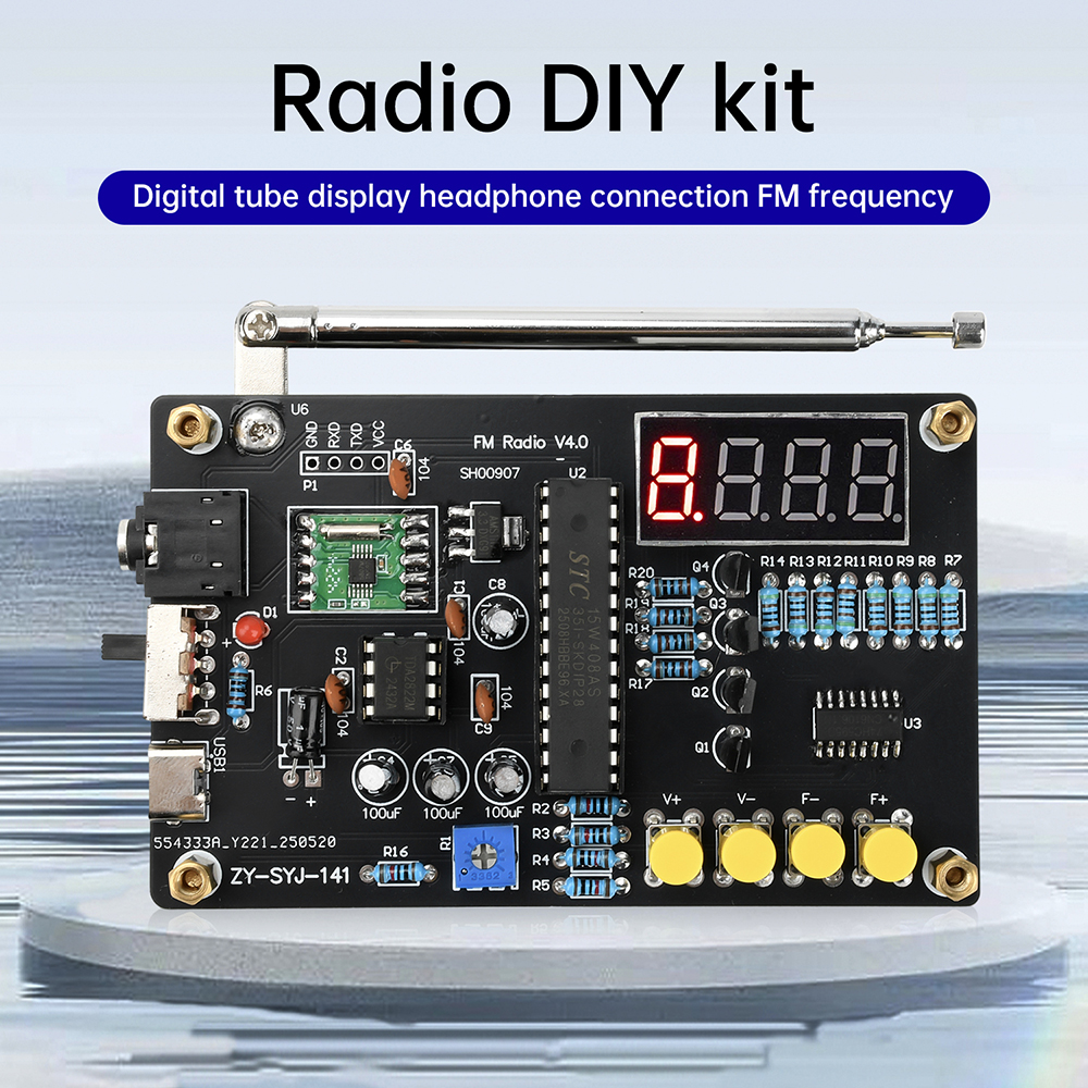 DIY RDA5807M Radio Kit 87-108M - Diy Electronics Youtube incelemesi ve fiyatı