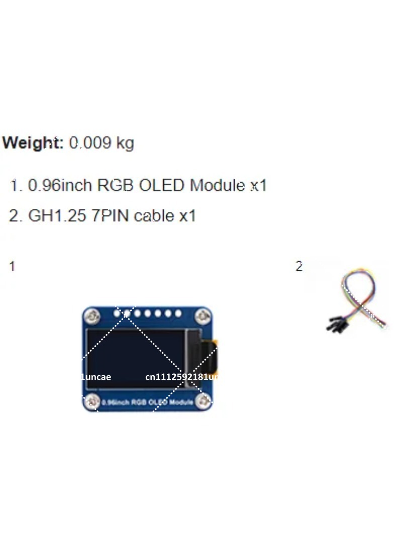 0.96inch RGB OLED Display Modu - Oled Display Module incelemesi ve fiyatı