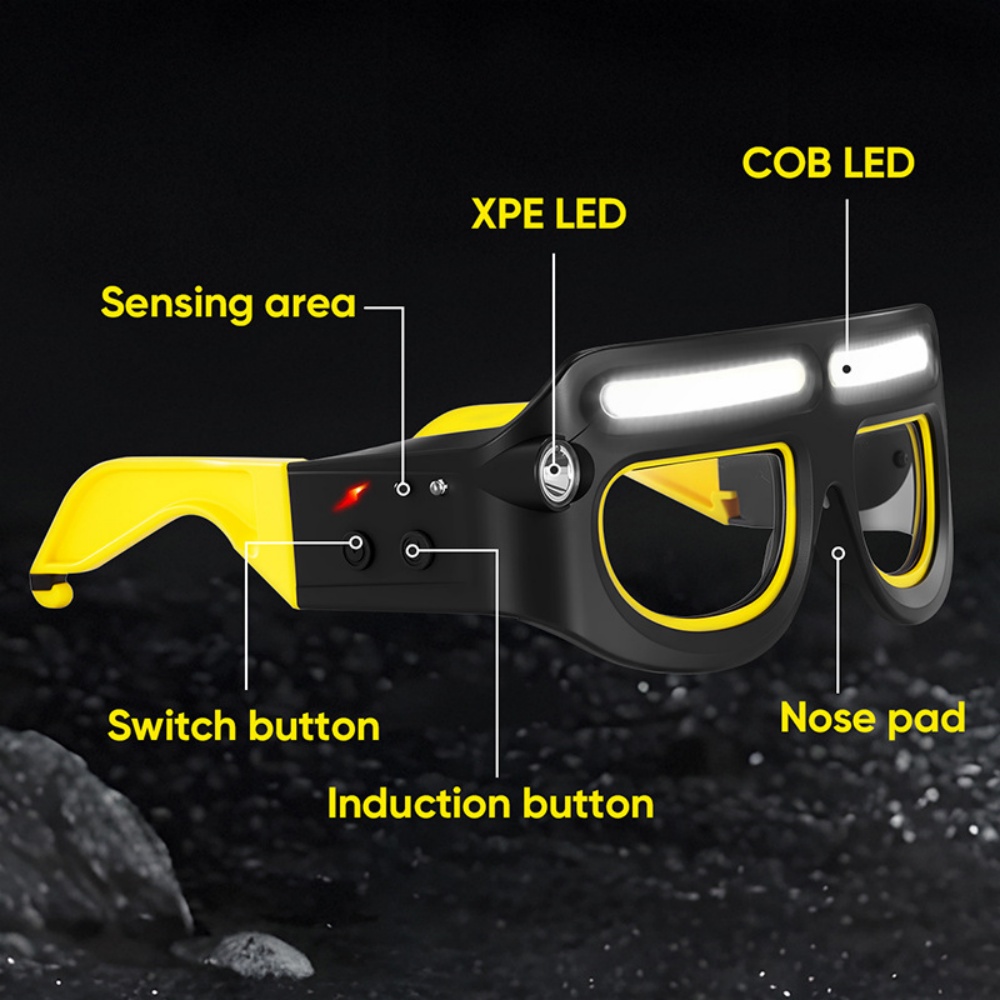 LED Headlamp Glasses Rechargea - Ldr Light Sensor incelemesi ve fiyatı