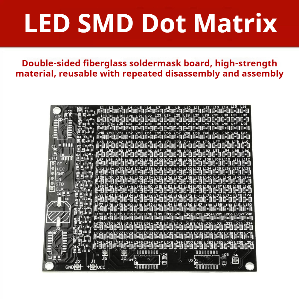 64/256 LED SMD Dot Matrix Adve - Diy Electronic Components incelemesi ve fiyatı
